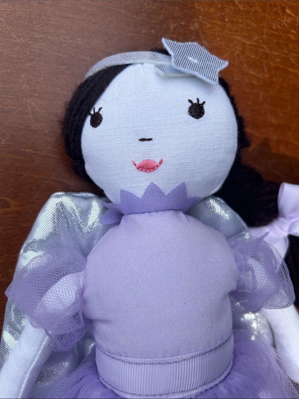Pottery Barn Kids Purple Tulle Princess Rag Doll